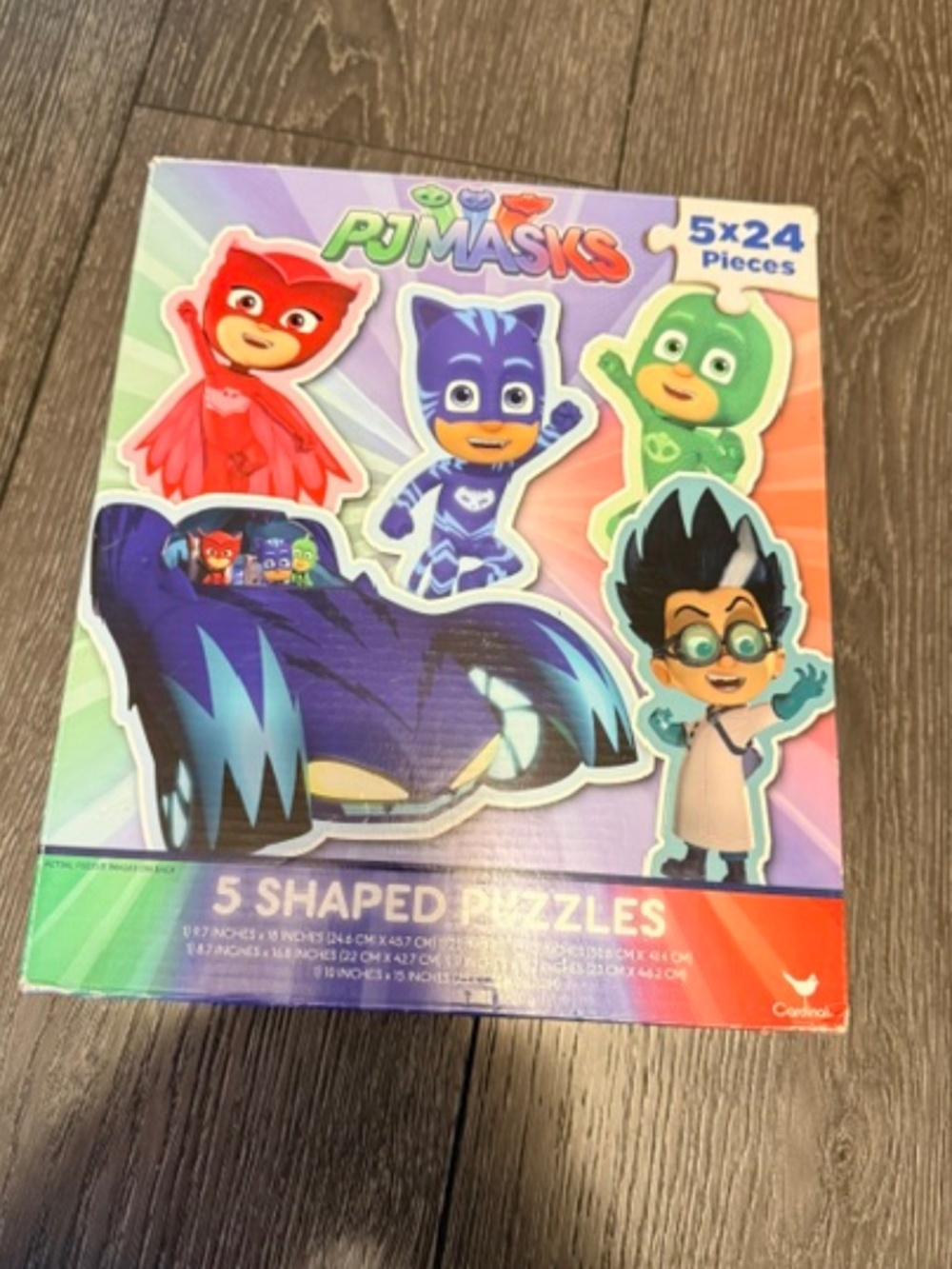 PJ Masks shape puzzles
